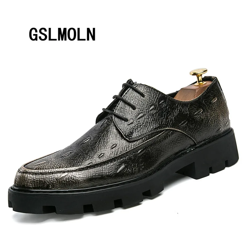 

2018 New Style Fashion Genuine Leather Gentleman Luxurye Men Party and Wedding Shoes Genuine Leather Shoes Men Formal Social Hot