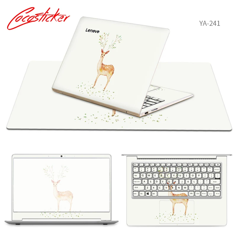 

Free Cutting Laptop Stickers and Mouse Pad For Lenovo u31 70/U41 70/y50c/Z51 70/Z41 70/ideapad 100/E50 80/FLEX 3 1120 Skin Cases