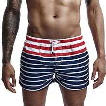 Men Beach Shorts Swimwear Summer Swimming Trunks Water Sports Underwear Breathable Casual Large Size Elastic Sportswear