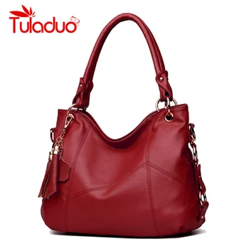 

Women High Quality Pu Leather Hobos Bags Designer Handbags Top-Handle Messenger Bags Larg Crossbody Casual Tote Bag Sac A Main