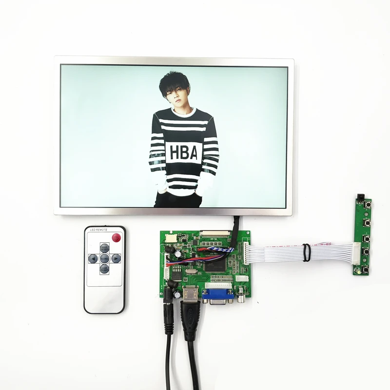 DIY 10,1 дюймов ЖК-модули с 1280*800, 500 cd, поддержка HDMI+ VGA+ 2AV