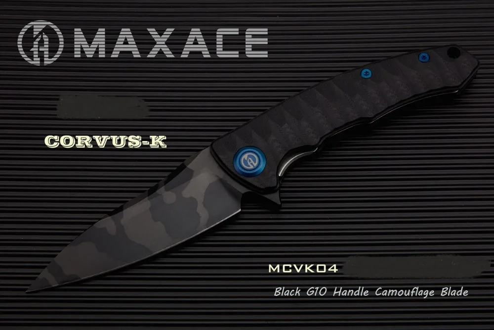 Нефритовый Maxace Corvus K110 стальной промытый нож, компактный походный нож