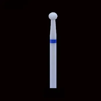 

Ball Shape- White Zirconia Ceramic Dental Lab Burs - Cross Cut