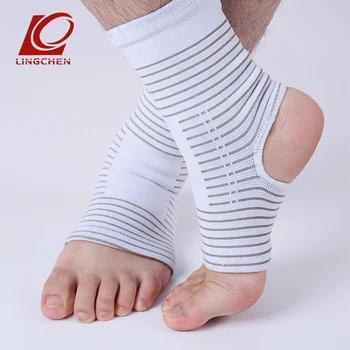 Pijnbestrijding enkel protector mouw tiener meisje knie hoge buis sok enkel ondersteuning guard enkel compressie sokken