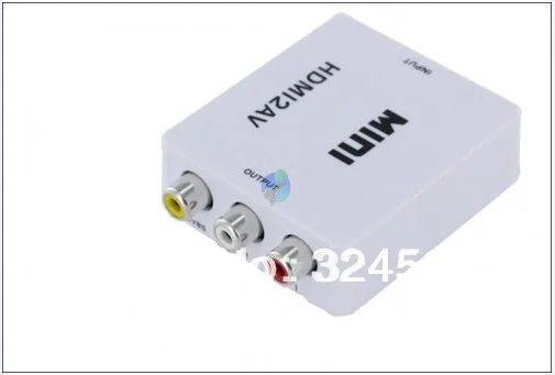 

HD Full 1080p to CVBS Signal for VHS VCR DVD record New Mini Video Box L/R Adapter Hdmi av converter rca fpv set tv mini hdmi2av