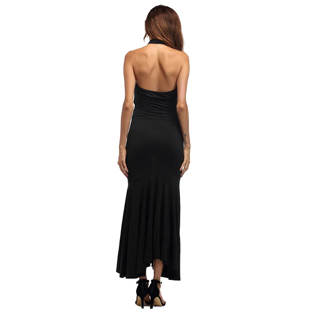Sexy Evening party Long dress Hollow out 2017 Bodycon Dress Women Sleeveless Night Club Wear Party Dresses Backless Vestido (24)