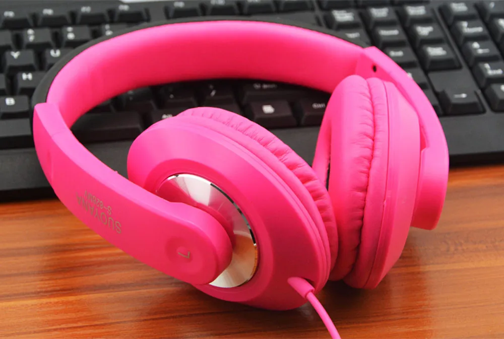 Игровые ПК большие наушники комфорт ноутбук стереогарнитура игровые микрофоны для гарнитуры игровой ПК наушники с шумопоглощающим эффектом - Цвет: Pink
