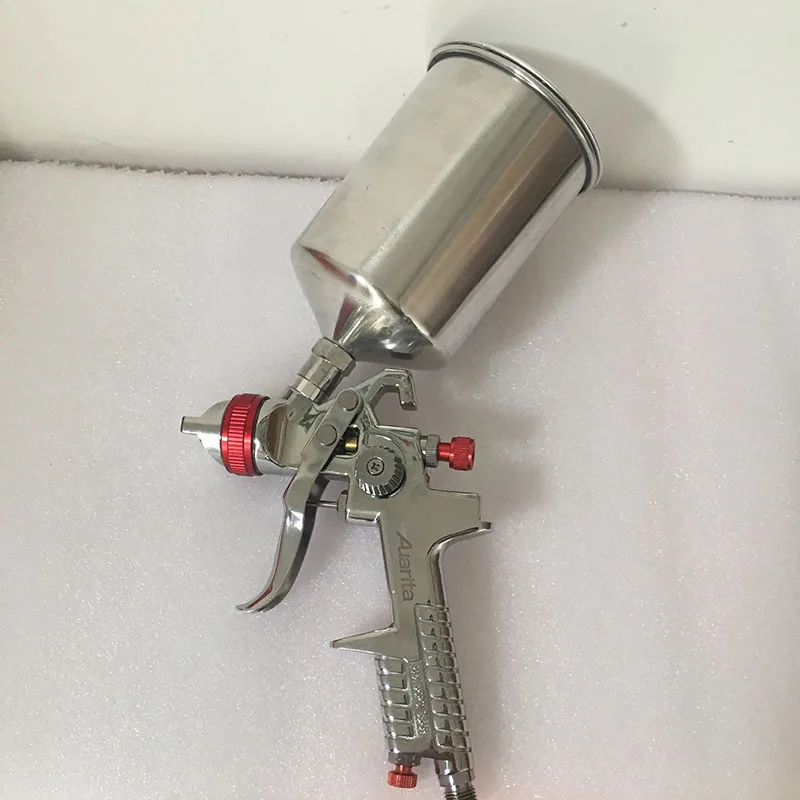 SAT0097 spray tank aluminum 600ml air spray gun kit pneumatic atomizer