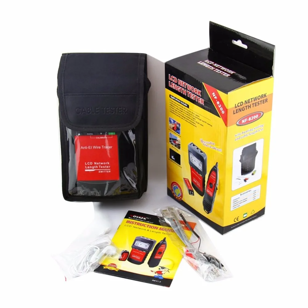 Noyafa NF 8200 LAN RJ45 Кабельный тестер Ethernet сетевой провод трекер длина кабеля с