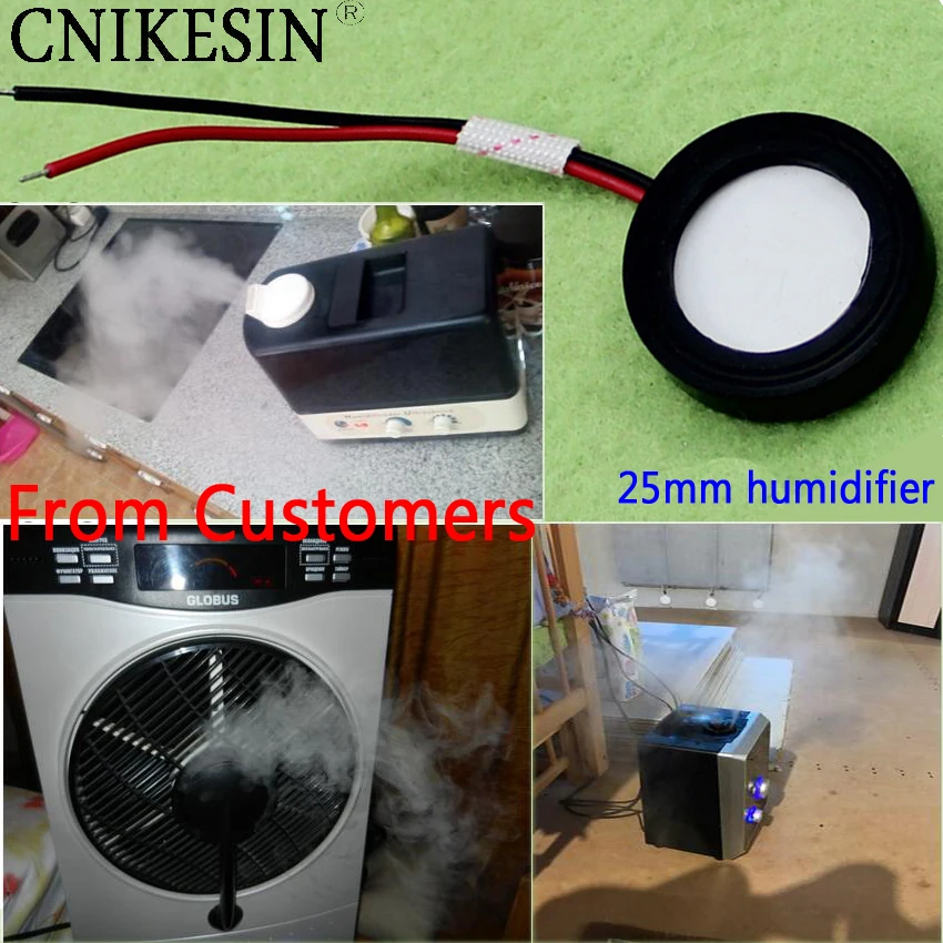 CNIKESIN Ultrasonic humidifier humidification atomization 25mm ceramic