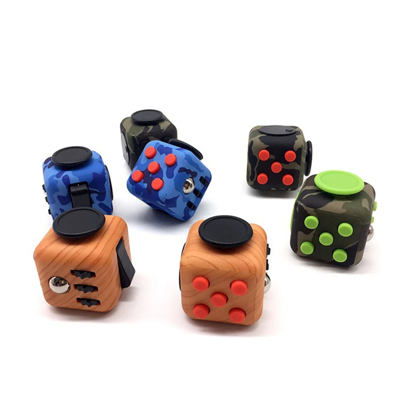 Nova Fidget Cubo 2 para Aliviar O Estresse Squeeze Fun Presentes Alivia A Ansiedade Cubo Mágico Brinquedos Para Adultos Crianças Presente de Natal