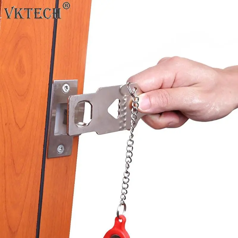 Portable Hotel Door Locks Self Defense Travel Accommodation Door