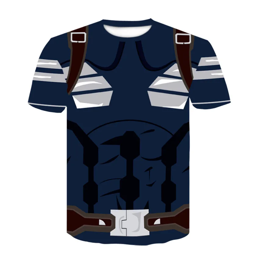 Summer 2019 men's t-shirts avengers 4 final Cosplay quantum kingdom 3d-printed and women's short-sleeved | Мужская одежда