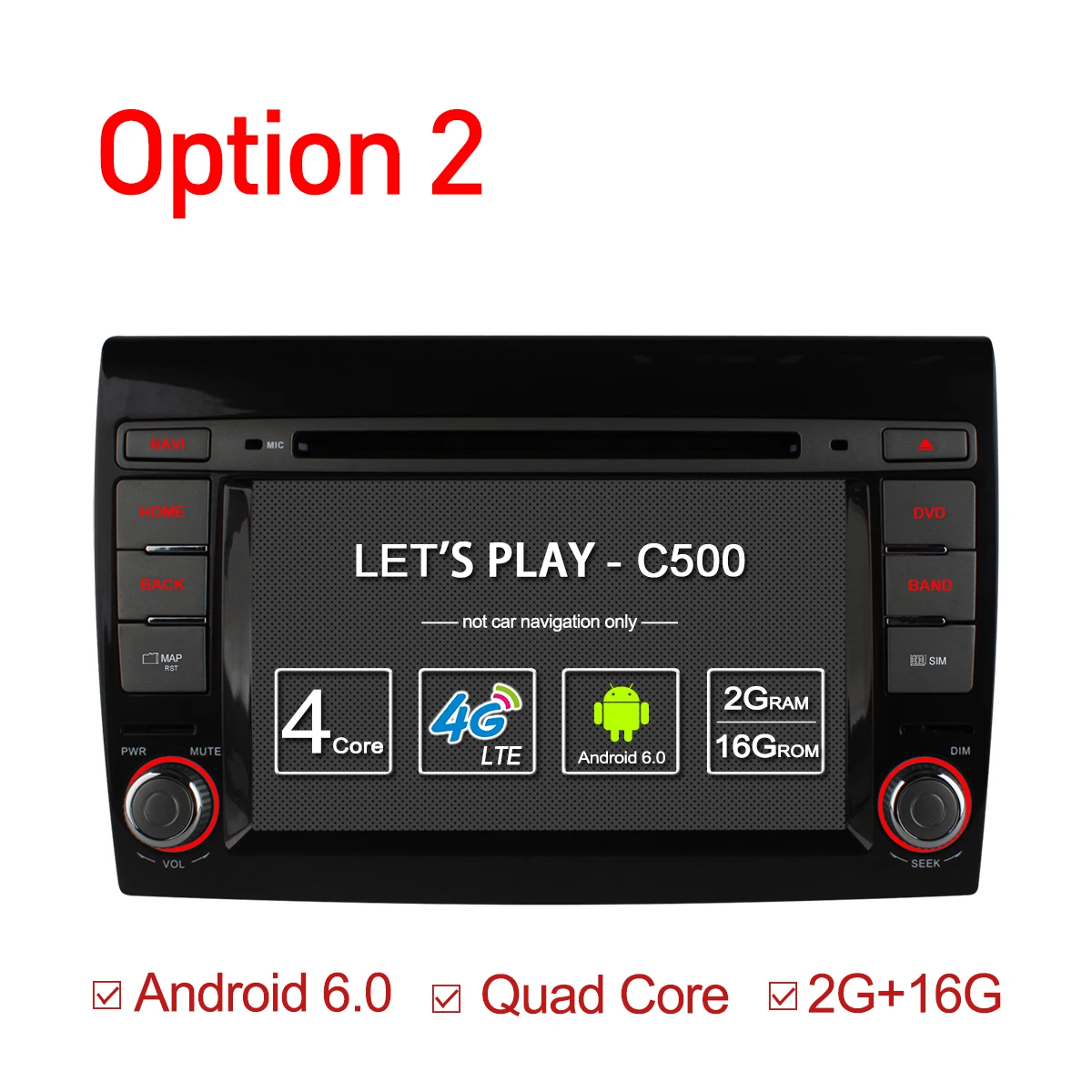 Clearance Ownice C500 Android 6.0 Octa Core for Fiat Bravo 2007-2012 Car DVD Player Radio with GPS Bluetooth 4G 1024*600 2GB RAM 32GB ROM 1