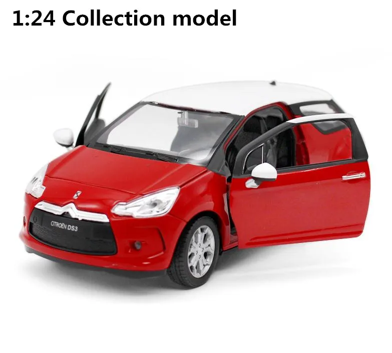 1:24 advanced сплава модели автомобилей, высокая моделирования Citroen DS3, Металлический Литой 2 открыть двери, коллекция игрушек