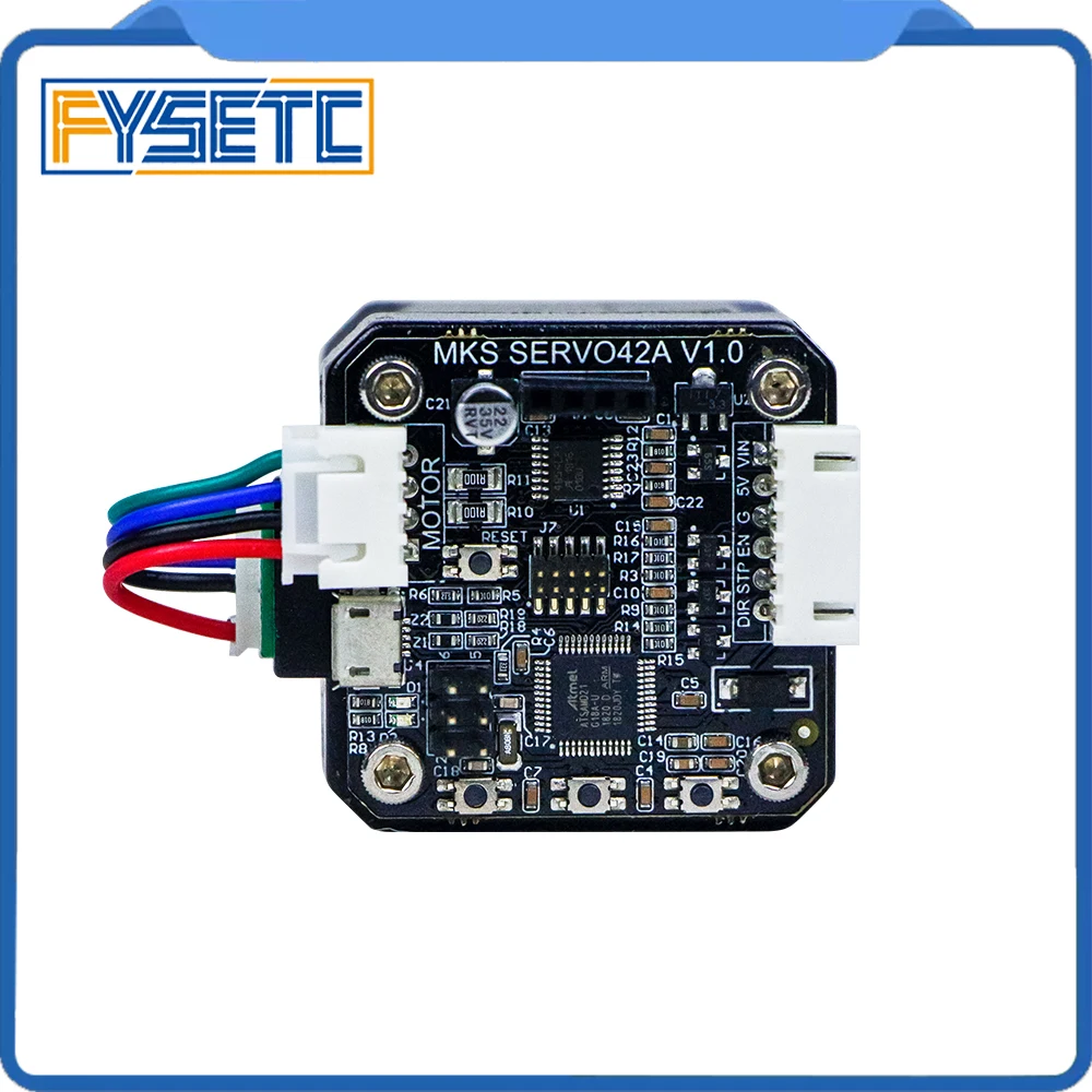 Обновленная контурная плата преобразования с NEMA17 шаговый двигатель SERVO42A Закрытая контурная плата двигателя комплект предотвращает потерю шагов