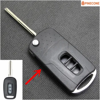 

PINECONE for Chevrolet Captiva Car Key Case Styling 3 Button Uncut Blade Modified Remote Car Key Shell 1 PC