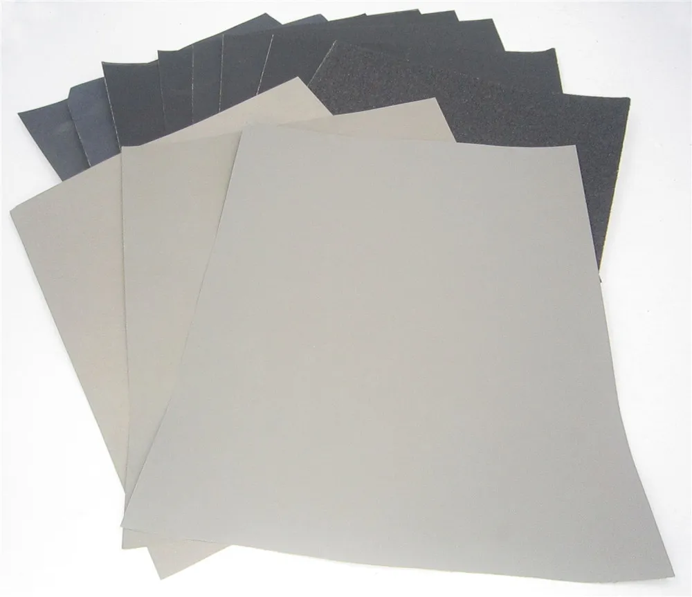 12Pcs Surface sandpaper Sheet sand polish buffing wood furniture