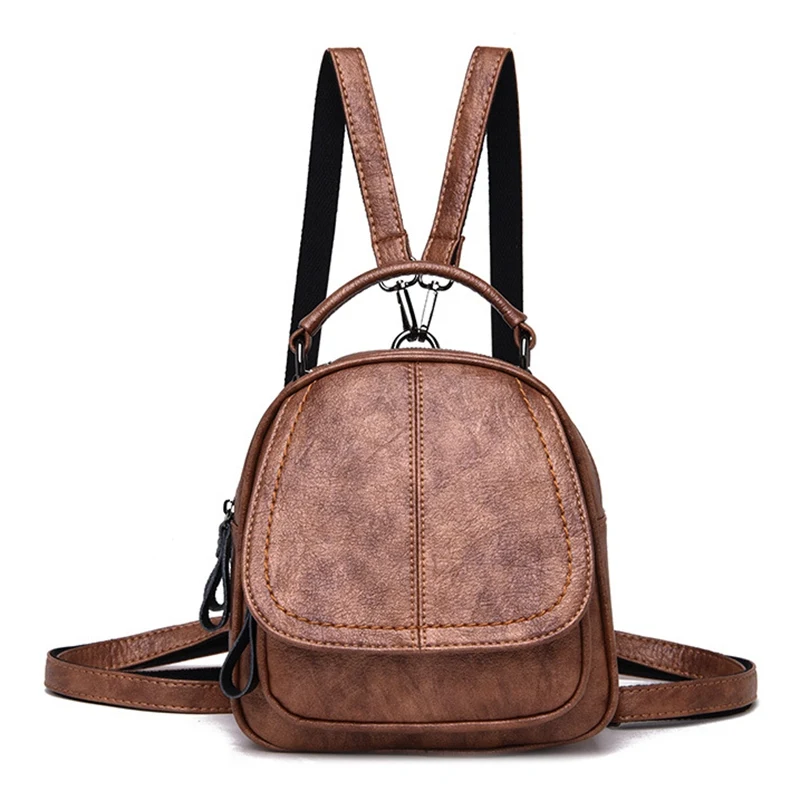 

Fashion Mini Small Women Backpacks Leather Multifuction Women Shoulder Bag Female School Backpack for Teenage Girls School Bags