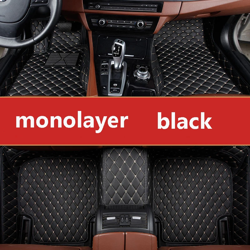 

ETOATUO Auto car floor Foot mat For hyundai santa fe solaris 2011 tucson 2017 elantra accent i30 waterproof car accessories