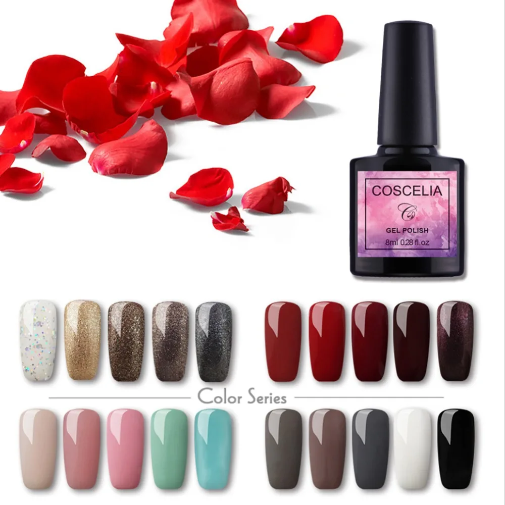 

20Pcs Nail Gel Polish UV Soak Off Princess Color Nude Gel Varnish Lacquer UV Manicure UV Gel Nail Polish Gel Nail Polish Lacquer