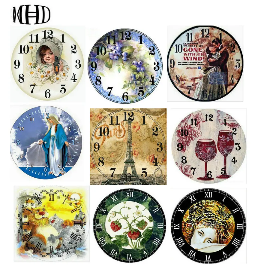 

MHD-Wall Clock Series Diamond Painting, Needlework, Full 3d diy Diamond Embroidery, Round & Square, Diamond Cross Stitch,Mosaic