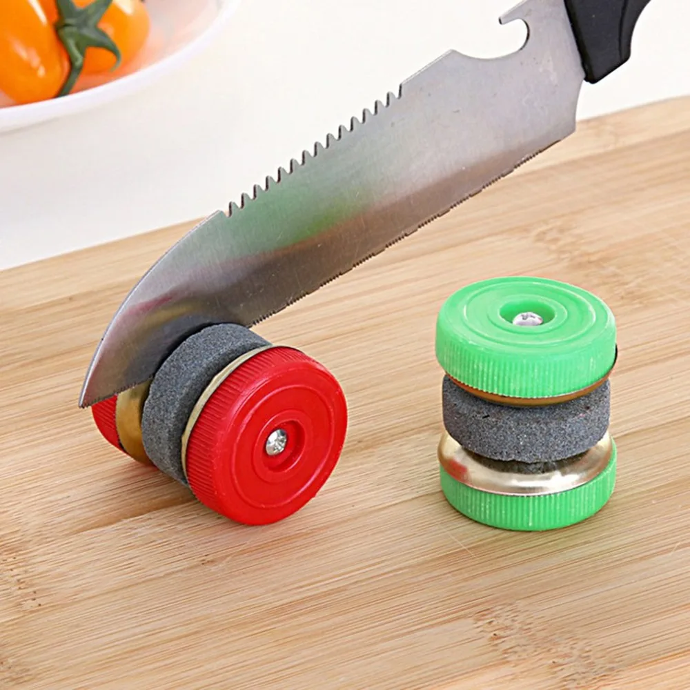 

Mini Knife Sharpener Round Grinding Wheels Sharpening Stone Household Whetstone Kitchen Accessories Tool