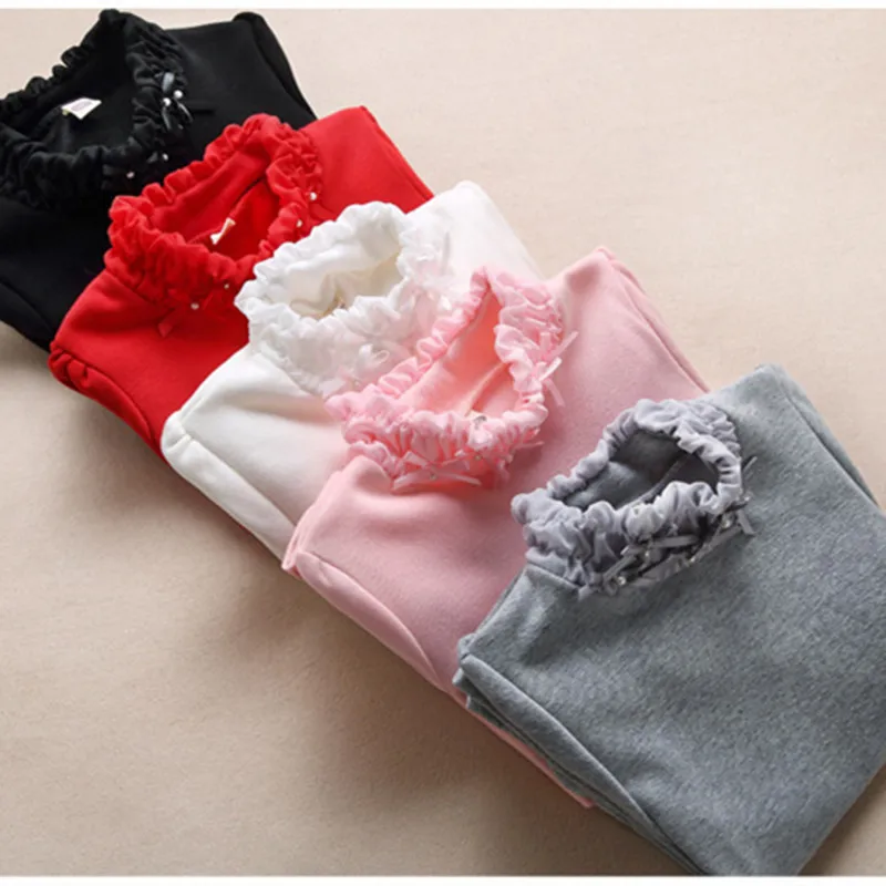 

2-13 Years Thick Winter Spring Fall Girl Blouse School Girls Baby Teenage Long Sleeve Girls Tops And Blouses Kids Shirts JW1059A