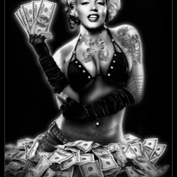 Money Shot Laminated & Framed Poster (24 X 36)