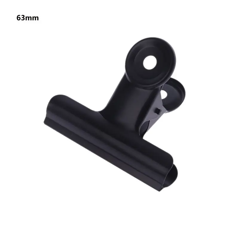 

Metal Bulldog Grip Clip Food Sealer Bag Clamp Paper Document Ticket Binder Office School Supplies Drop Ship N20