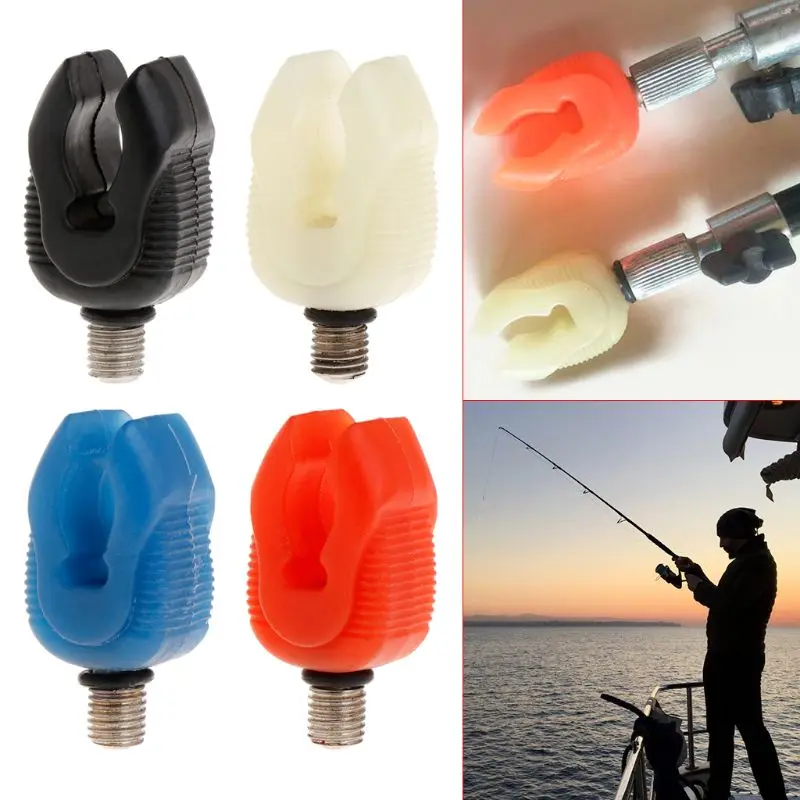 Fishing Rod Holder Head Silicone Soft Night Luminous Pole Support