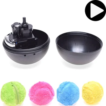 

1 Set Automatic Rolling Vacuum Floor Sweeping Robot Cleaner Microfiber Ball Cleaning With 4Pcs Colorful Cleaning Covers Fashion