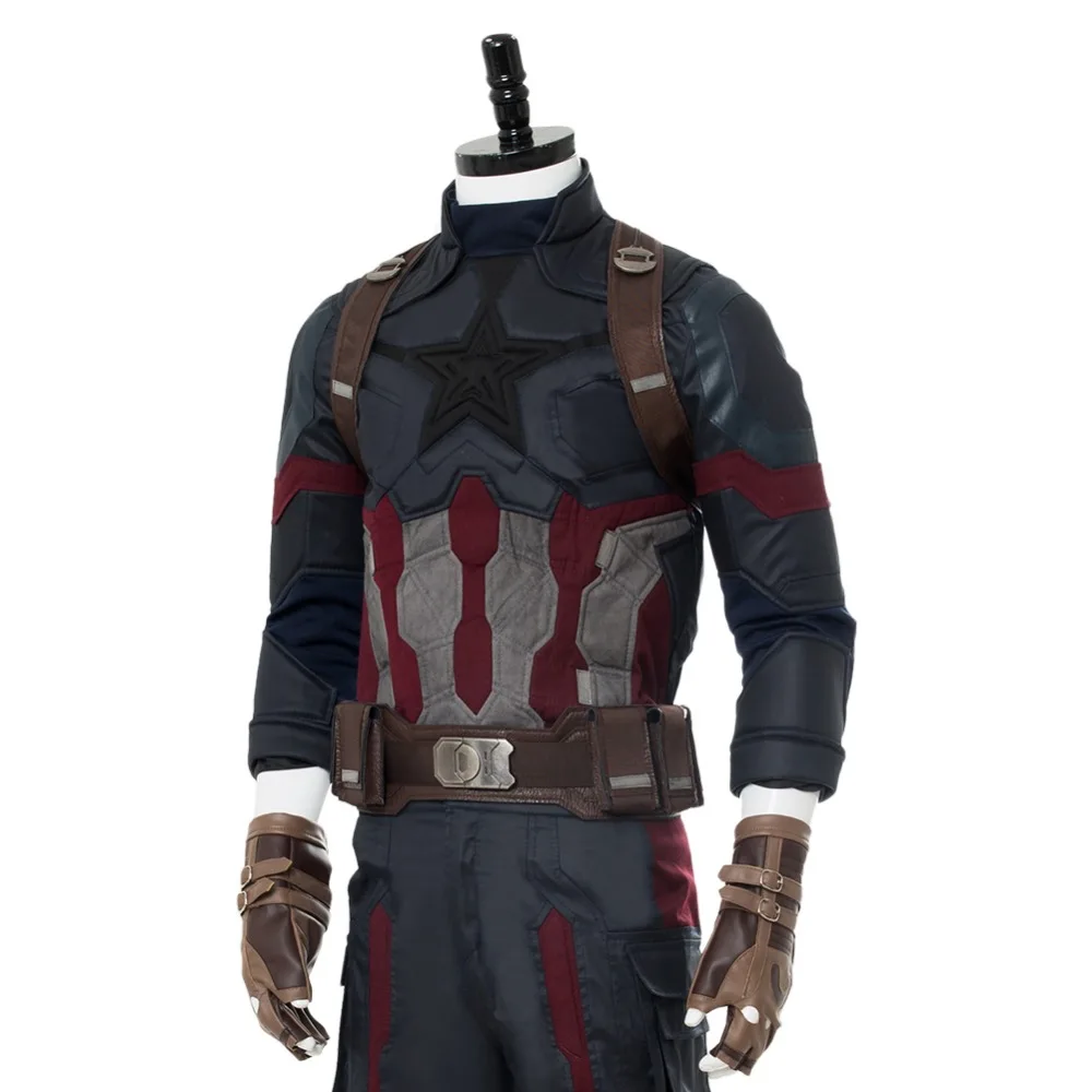 Avengers Infinity War Captain America  Cosplay Costume Steven Rogers Outfit New Version Avengers Cosplay Superhero Steven Rogers Cosplay Costume (8)
