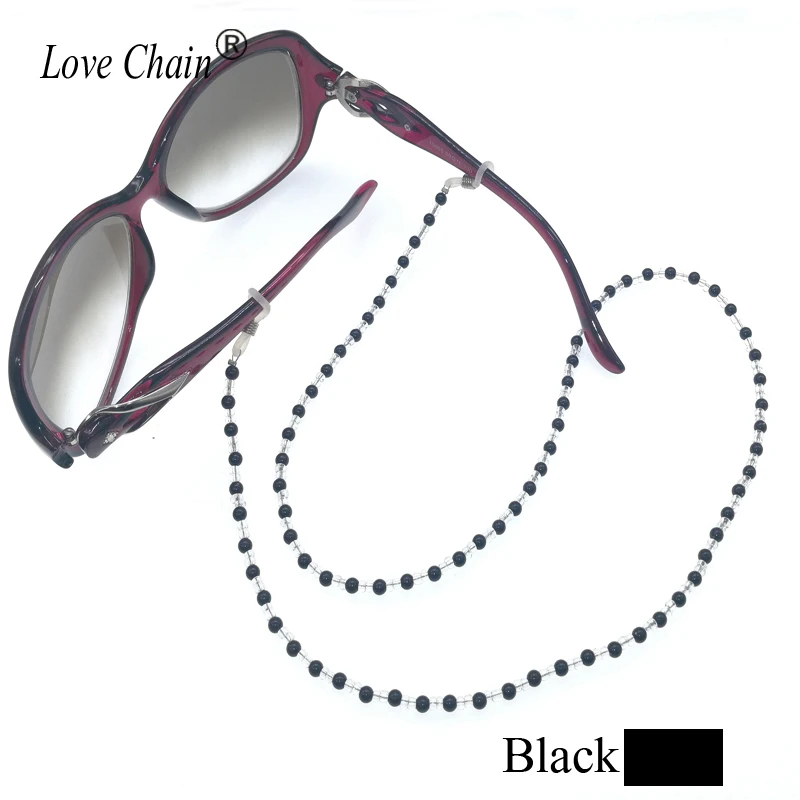 

LoveChain 1pc Elegant Handmade Imitation Pearl Beaded Eyeglass Practical Sunglasses Reading Glasses Chain