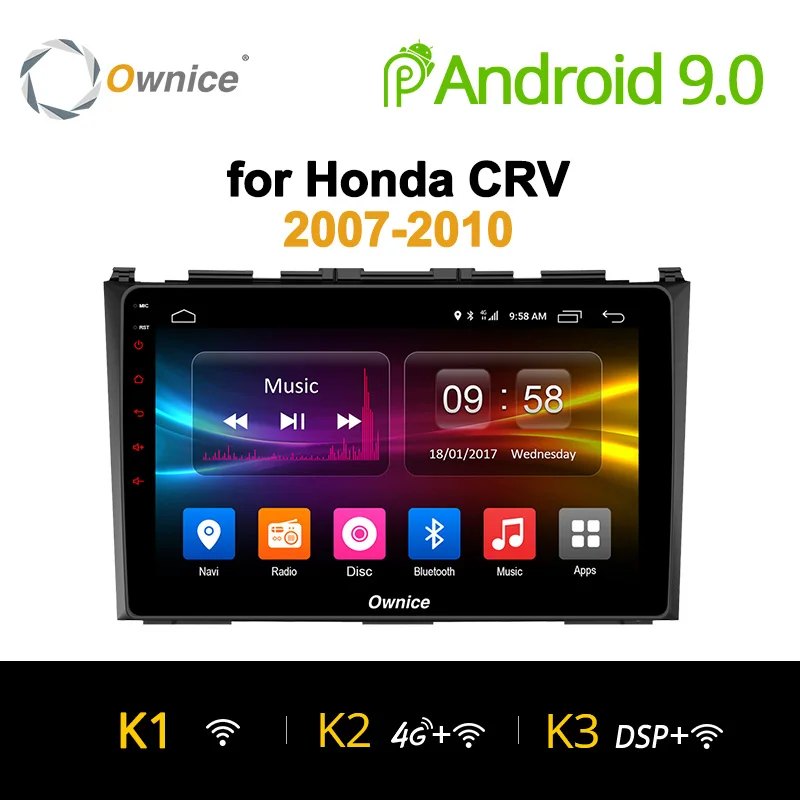 Ownice K1 K2 K3 Octa 8 Core Car DVD GPS android 9.0 32GB for Honda CRV