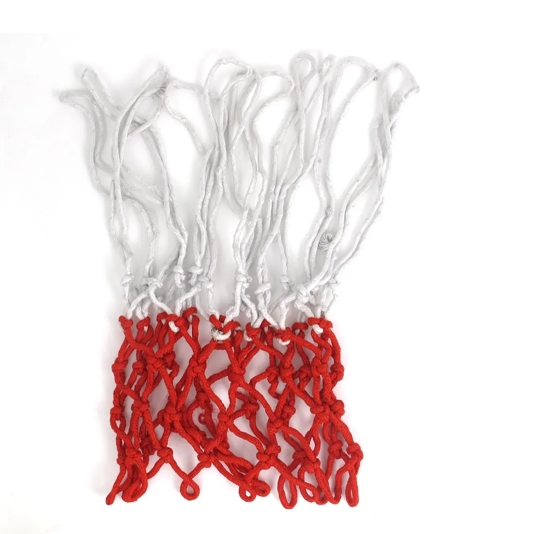 UXCELL Replacement 13 Loops Cord String Knotted Mesh Basketball Net Red