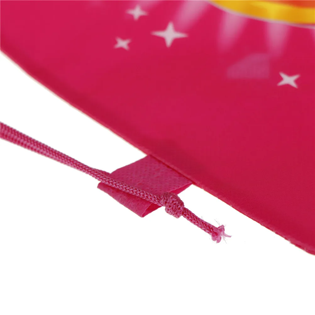 35*28 см мультфильм Единорог тема Drawstring сумки дети задние Сумки строки Подарочная