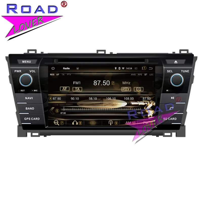 Discount Roadlover Android 9.0 Car Multimedia DVD Player Radio For Toyota Corolla 2013- Stereo GPS Navigation Automagnitol 2Din HD Screen 2