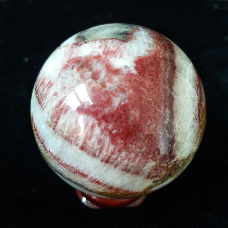50/55 мм натуральный аметист камень кварц кристалл шар красивый красный с рисунком камень шарики