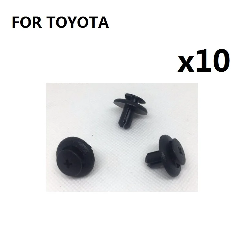 Toyota Plastic Bumper Clips Panel Fastener Trim x10