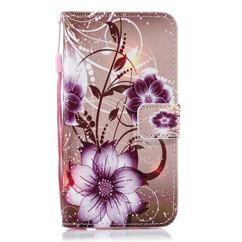 Art Painting Flower Book Wallet Flip Leather Cover Soft Case Honor 8A JAT-LX1 For Huawei Y6 Prime Y7 Pro 2019 MRD-LX1F DUB-LX1 huawei silicone case Cases For Huawei