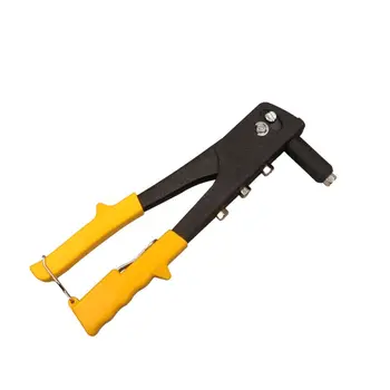 

Stainless Steel Riveter Manual Double Handle Rivet Tool Metal Woodworking Hand Tools Repair Kit