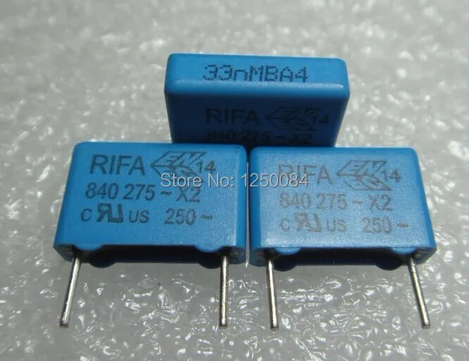 EVOX RIFA CAPACITOR / RIFA PHE840 0.033uf/275vAC(33nf 33000pf 333)10p ...