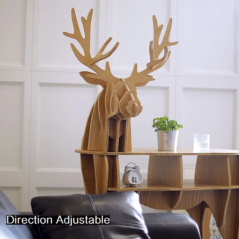 Wooden Deer home decor coffee table KING II self-built puzzle furniture Wooden Deer home decor coffee table KING II self-built puzzle furniture