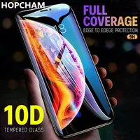 10D Radiant Schutz Glas für iPhone 7 6s 8plus glas display-schutz auf für iPhone XS MAX XR gehärtetem glas 9H film glas