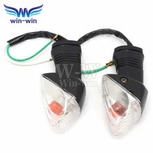 2 pcs Motorcycle Turn Signals Light For Kawasaki z750 z1000 Z-750 Z-1000 Not LED Lights motocicleta Indicators Flasher Orange