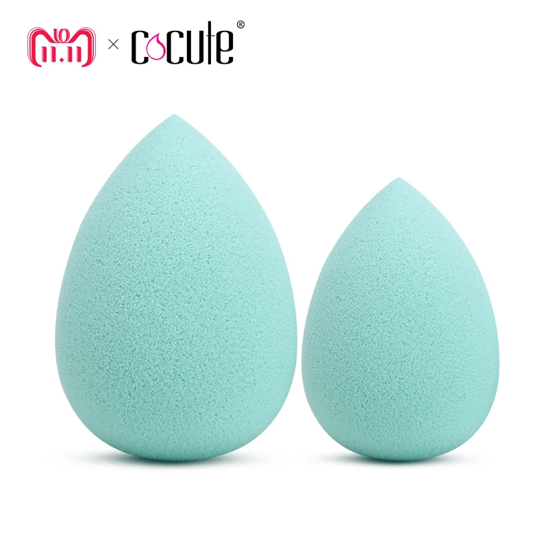 

Cocute 2PC/lot Makeup Sponge High Quality Smooth Powder Beauty Cosmetic Puff Soft Make up Blending Tools Water-Drop Shape