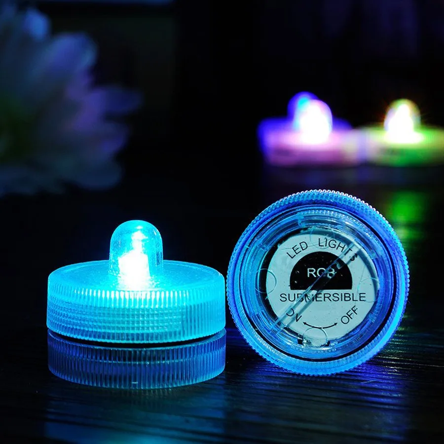 Waterproof Submersible LED Tea Light Electronic Candle Light (6)
