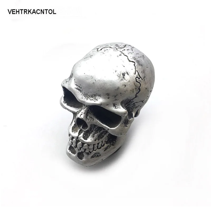 

VEHTRKACNTOL Universal Skull Gear Shift Knob Carved Skull Bone Ghost Gear Shift Knob Gear Knob