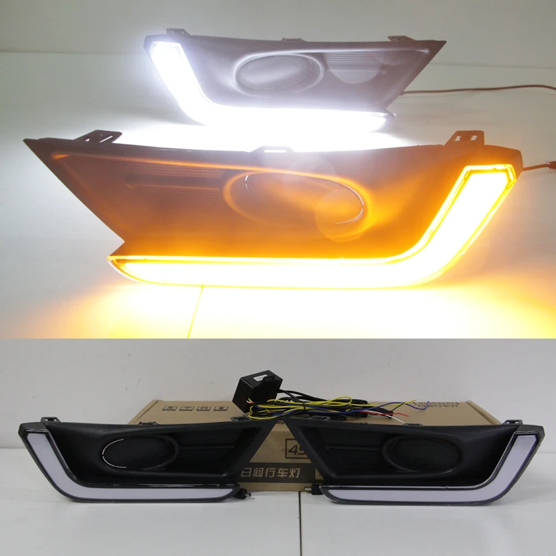 Car Flashing 1pair For Honda CR V CRV 2017 2018 LED DRL Daytime Running